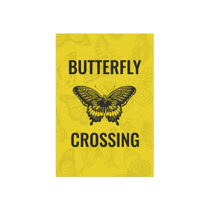 Butterfly Crossing Garden Banner