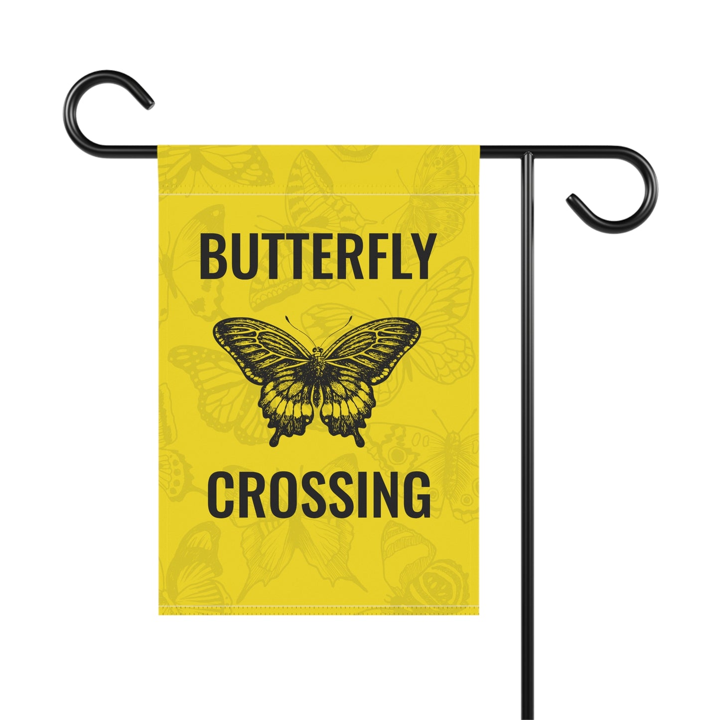 Butterfly Crossing Garden Banner