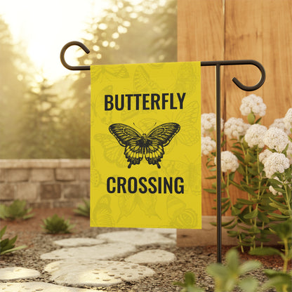 Butterfly Crossing Garden Banner