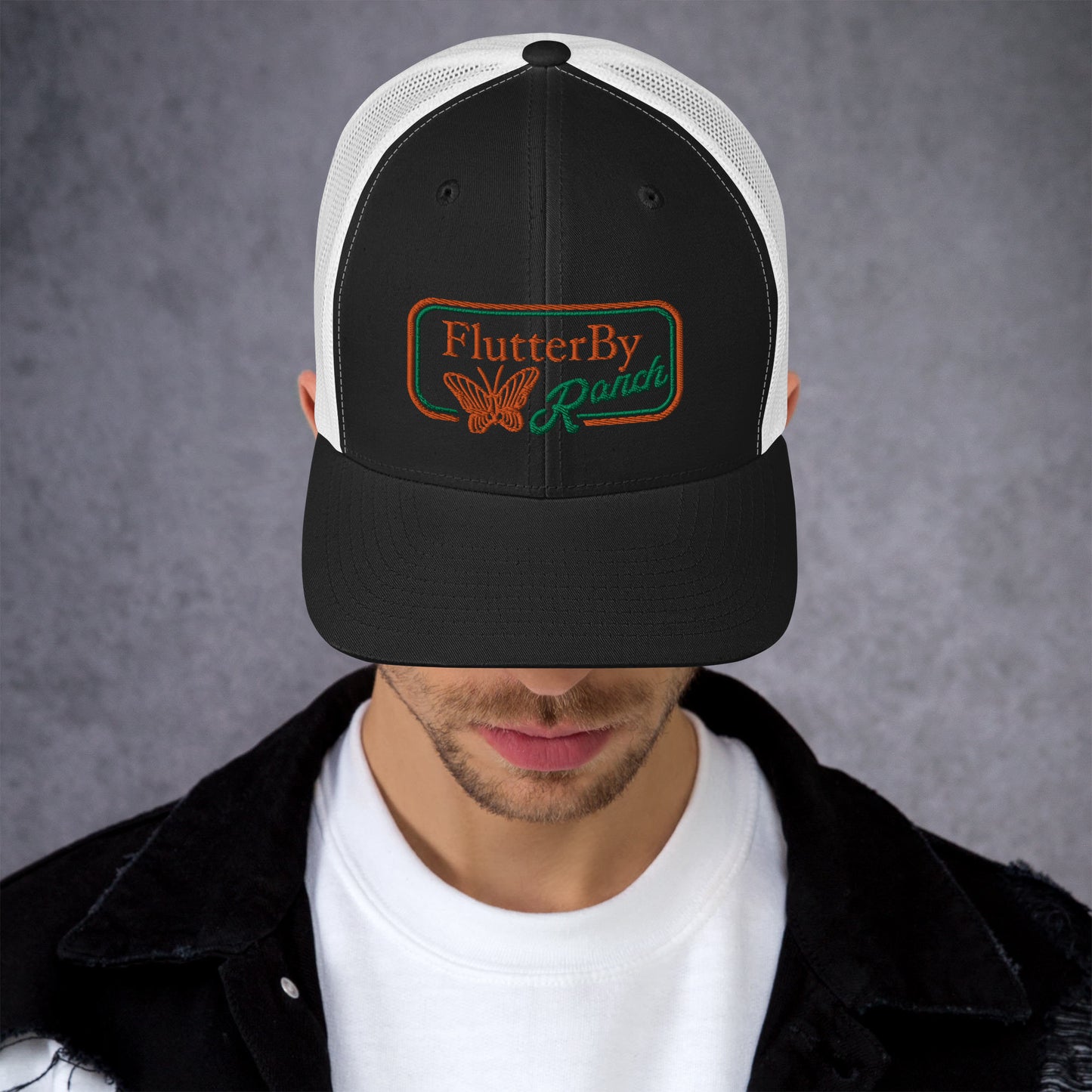 Flutterby Ranch Retro Trucker Cap