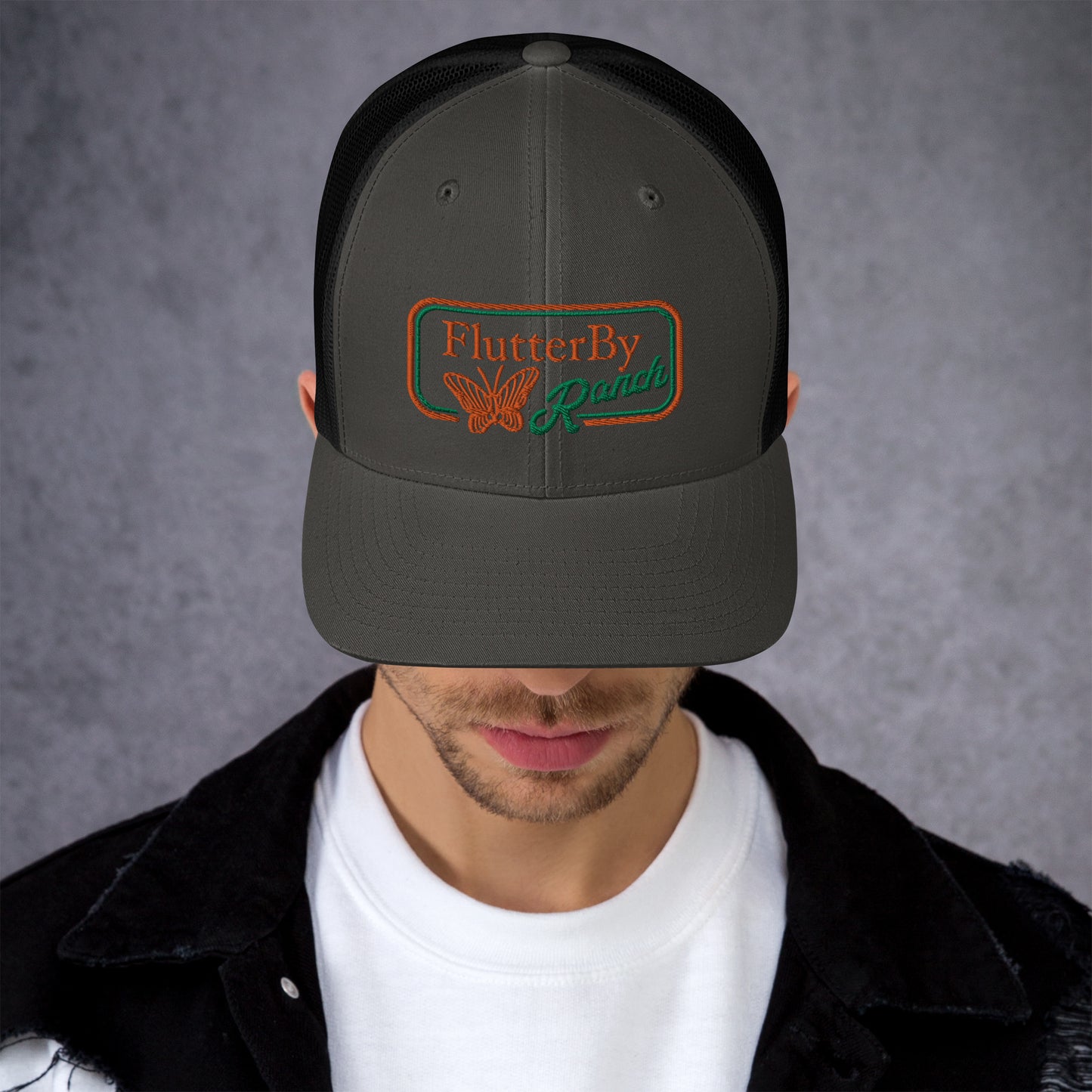 Flutterby Ranch Retro Trucker Cap