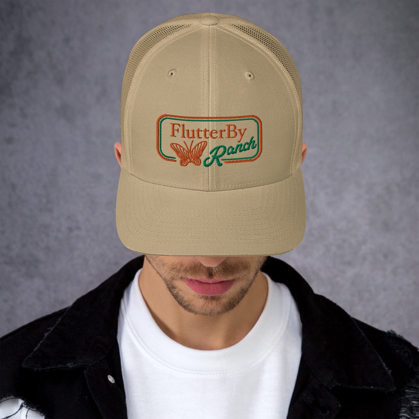 Flutterby Ranch Retro Trucker Cap