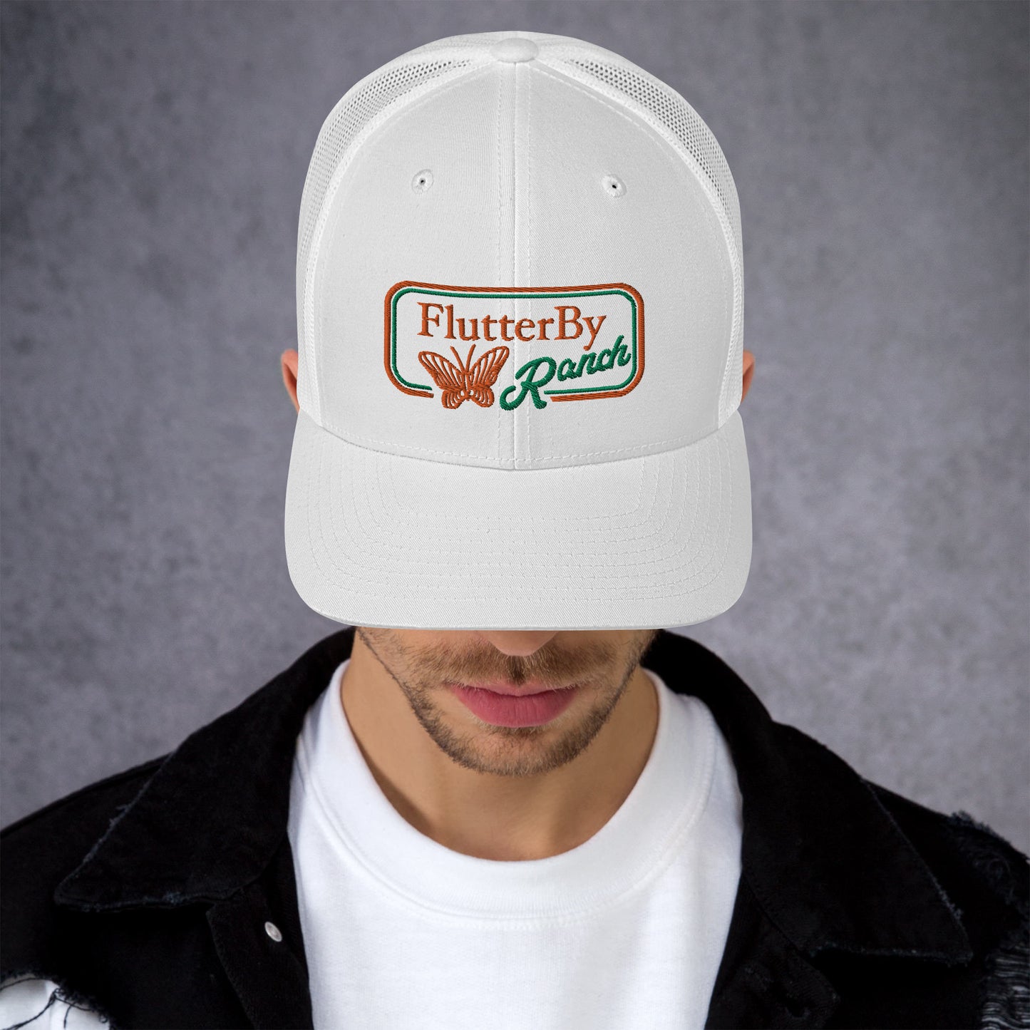 Flutterby Ranch Retro Trucker Cap